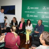 Pula - Praćenje rezultata izbora za zastupnike u EU parlament u stožeru IDS-a