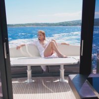 Antonija Šola na jahti