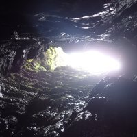 Jama Hippie Garden - pogled prema van