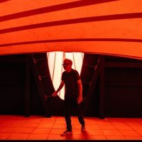 Anish Kapoor na otvaranju izložbe u muzeju Serralves u Portu