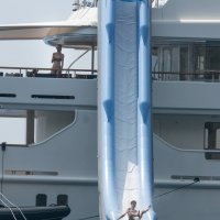 Claudia Schiffer s obitelji na odmoru