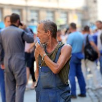 Radnici 3. maja i direktor Maksimilijan Percan