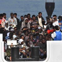 Migranti u talijanskoj Cataniji u lipnju 2018.