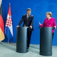 Andrej Plenković i Angela Merkel