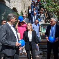 Premijer Andrej Plenković obišao je radove na projektu Lazareti Kreativna četvrt Dubrovnika