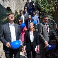 Premijer Andrej Plenković obišao je radove na projektu Lazareti Kreativna četvrt Dubrovnika