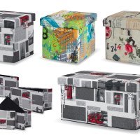 Sklopivi taburei koji mogu služiti za pohranu stvari