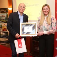 Drago Ćosić i Janica Kostelić