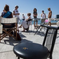 Prosvjedna akcija Građanski štekat na rivi protiv ilegalnih kafića