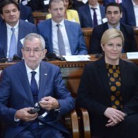 Kolinda Grabar Kitarović i Alexander Van der Bellen u HGK