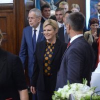 Kolinda Grabar Kitarović i Alexander Van der Bellen u HGK