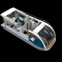 Caravanboat Departure One