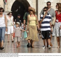 Irina Abramovič sa djecom u Dubrovniku