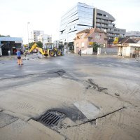 Puknuće vodovoda u Zagrebu