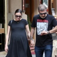 Slaven Bilić s trudnom zaručnicom Ivanom prošetao gradom