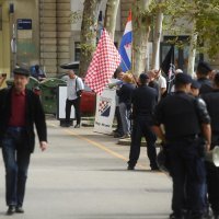 Autohtoni pravaši prosvjeduju ispred središnjice HDZ-a