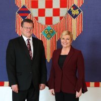 Predsjednica Kolinda Grabar Kitarović primila potpredsjednika Europske komisije za Energetsku uniju Maroša Šefčoviča
