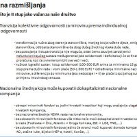 Zašto treba nastaviti razvijanje II stupa