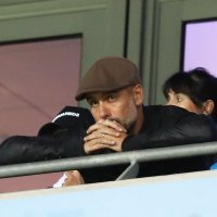 Pep Guardiola na tribinama