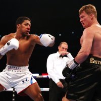Anthony Joshua (l) i  Alexander Povetkin