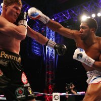 Anthony Joshua (l) i  Alexander Povetkin