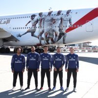 Igrači Real Madrida ispred aviona Airbus A380