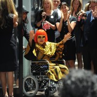 Yayoi Kusama na predstavljanju suradnje s Louis Vuittonom 2012.