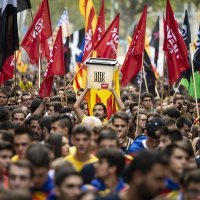 Katalonija, prosvjed u Barceloni