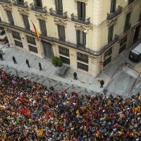 Katalonija, prosvjed u Barceloni