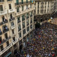 Katalonija, prosvjed u Barceloni