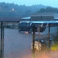 Poplavljen parking za autobuse u Dubrovniku