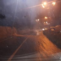 Poplavljen parking za autobuse u Dubrovniku