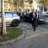 Dolazak na sjednicu Predsjedništva i Nacionalnog vijeća HDZ-a