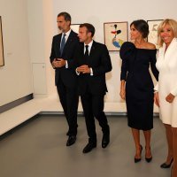 Brigitte, Emmanuel Macron i španjolski kralj Felipe i kraljica Letizia