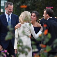 Brigitte, Emmanuel Macron i španjolski kralj Felipe i kraljica Letizia