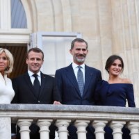 Brigitte, Emmanuel Macron i španjolski kralj Felipe i kraljica Letizia