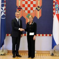 Susret Kolinde Grabar Kitarović i glavnog tajnika NATO-a