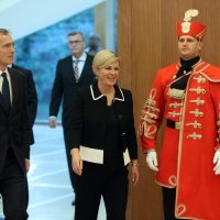 Susret Kolinde Grabar Kitarović i glavnog tajnika NATO-a