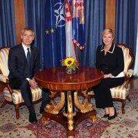 Susret Kolinde Grabar Kitarović i glavnog tajnika NATO-a