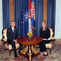 Susret Kolinde Grabar Kitarović i glavnog tajnika NATO-a