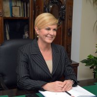 Kolinda Grabar-Kitarović na otvaranju privremenog Ureda predsjednice u Slavonskom Brodu