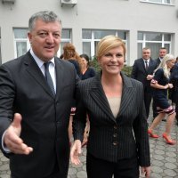 Kolinda Grabar-Kitarović na otvaranju privremenog Ureda predsjednice u Slavonskom Brodu