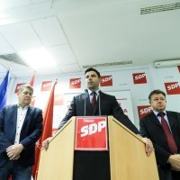 Boris Lalovac, Davor Bernardić i Ivo Jelušić