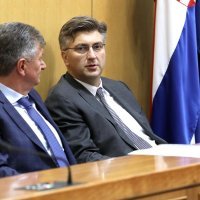 Milan Kujundžić i Andrej Plenković