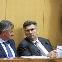 Milan Kujundžić i Andrej Plenković