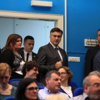 Andrej Plenković na Institutu Ruđer Bošković