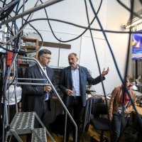 Andrej Plenković na Institutu Ruđer Bošković