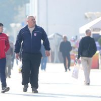Atmosfera u gradu uoči početka prosvjeda zbog ratnih zločina
