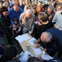 Prosvjed mještana Turnja nakon pogibije 10-godišnjeg dječaka