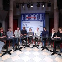 Damir Karakaš na predstavljanju kazališne sezone s ekipom iz Kerempuha